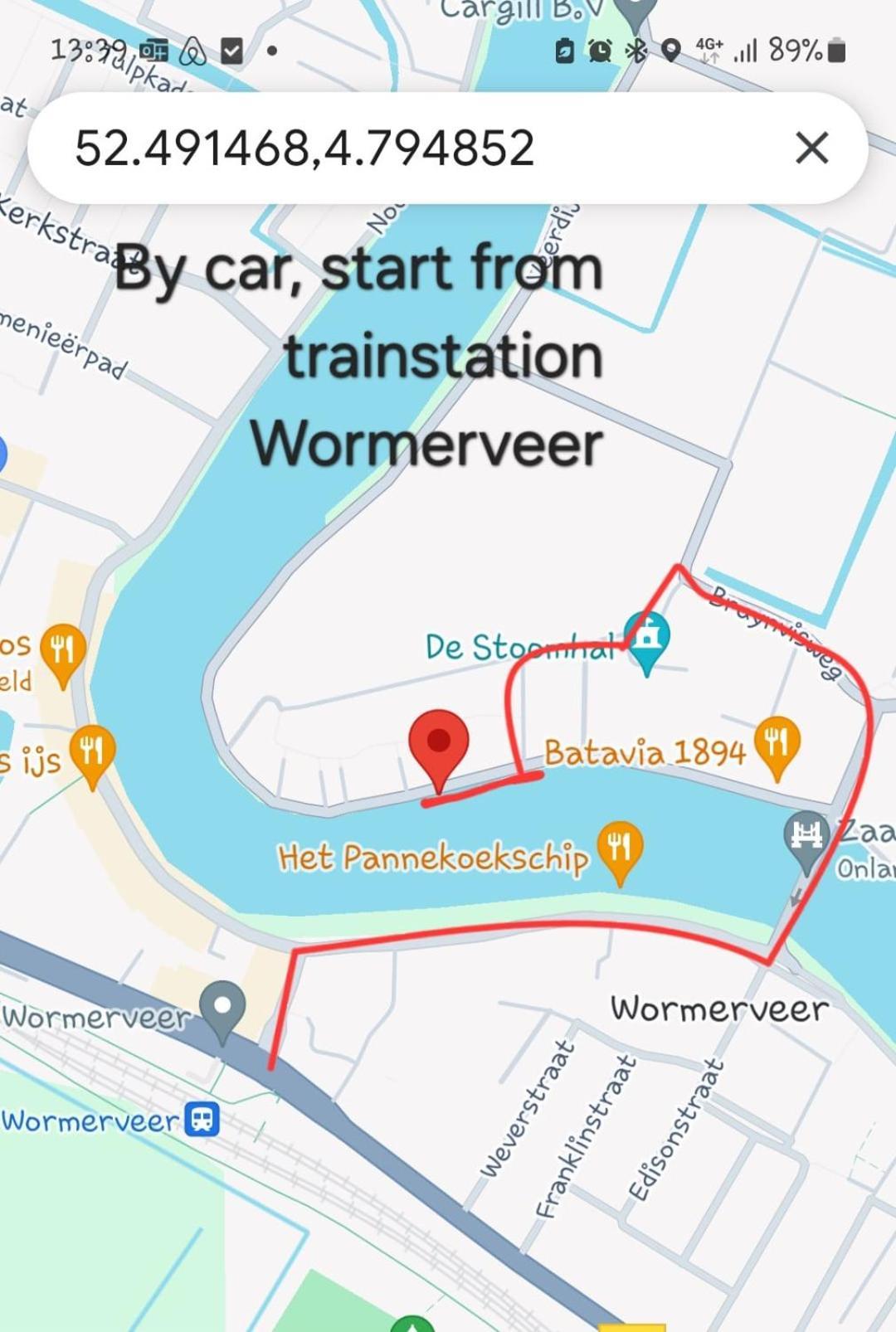 B&B Teddy "Prachtig Authentiek Woonschip Uit 1912, 15 Minuten Van Amsterdam" Wormer Exterior foto